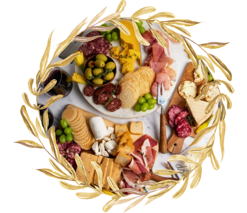 la base perfecta para cualquier ocasión. selección balanceada de quesos, carnes frías, frutas y acompañamientos. ideal para reuniones pequeñas o un detalle especial. (2)